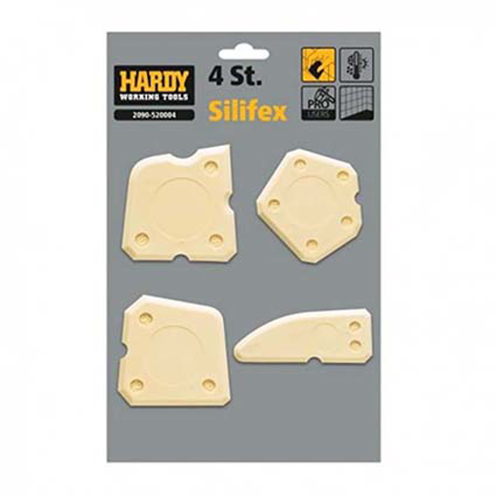 Set gladilica za silikon SILIFEX 4 kom za precizno zaglađivanje silikona